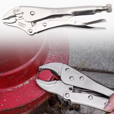 Eagle Grip by Malco LP10WC 10 in. Curved Jaw Locking Pliers with Wire Cutter - Image 1 of 4
