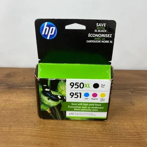 Confezione 4 cartucce inchiostro originali HP 950/BLACK 951 colore scadenza 12/2020 NUOVE sigillate - Foto 1 di 6