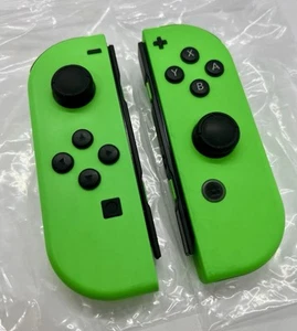 Mando Nintendo Switch Joy Cons IZQUIERDO Y DERECHO Verde Neón JOY-CON HALLAZGO RARO - Imagen 1 de 2