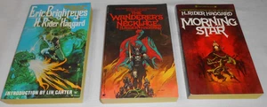 Lot of 3 1978 H Rider Haggard Vintage Zebra Paperback Books Eric Brighteyes - Bild 1 von 16