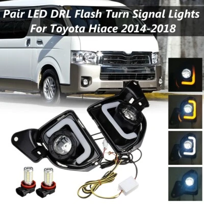 Luz de circulación diurna luz antiniebla luz de giro para Toyota Hiace 2014-2018 Foto 1 de 4