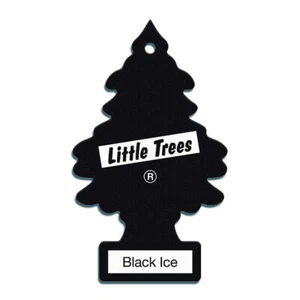 2 x Magic Tree Little Trees Auto Lufterfrischer - schwarzes Eis - Bild 1 von 2