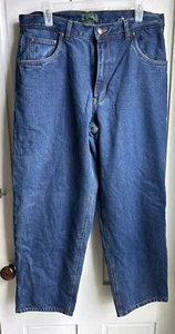 Men's Scandia Woods Jeans Flannel Lined Size 34 Measure 34x28 NICE WARM - Picture 1 of 11