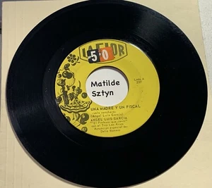 ANGEL LUIS GARCIA Una madre y un fiscal 7” Vinyl 45 rpm Vals ranchero Joropo - Imagen 1 de 4