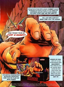 VINTAGE 1994 Breath of Fire SNES Nintendo Videospiel Druck Anzeige - Bild 1 von 1