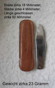 Taschenmesser Herrenmesser Edelstahl Flaschenöffner - Bild 1 von 2