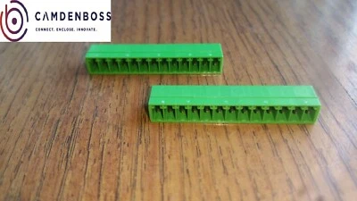 2x CamdenBoss CTB93VD/13 13 Way 3.5mm Top Entry Header Closed Male New - Image 1 of 4