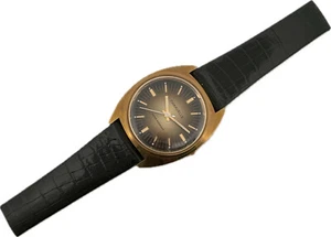 Vintage Caravelle Salesman Retro #2 Men's Wristwatch Case Gold Tone No Movement - Picture 1 of 6