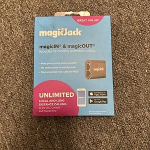 MagicJack Home Unlimited Local and Long Distance Calling VoIP Phone Adapter - Picture 1 of 2