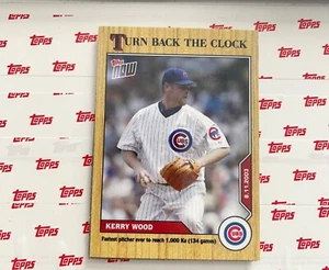 Kerry Wood - 2020 MLB TOPPS NOW Turn Back The Clock - Card #134 ONLY 436 MADE  - Picture 1 of 2