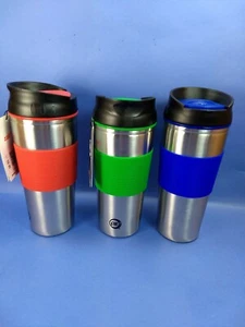 Stainless Steel Tumbler Travel Cup 16 oz. Double Wall Insulation Planet Zak!  - Picture 1 of 12