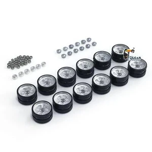 Henglong Metal Road Wheels Spare Parts For 1/16 Russian T90 RC Tank Model 3938 - Picture 1 of 5