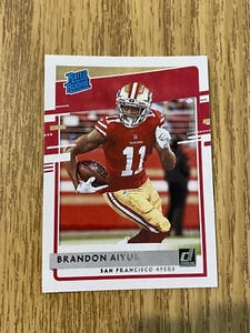 2020 Donruss Brandon Aiyuk Rated Rookie #319 San Francisco 49ers RC - Bild 1 von 2