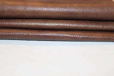 TIGER EYES Brown Cowhide Discount Leather Hides  ZE 42 - Image 1 of 4