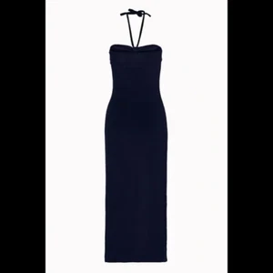 Giuliva Heritage Collection Marineblau Frottee Maxikleid 10 (IT46) Neu mit Etikett - Bild 1 von 13