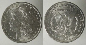 *TRIU* USA USA MORGAN DOLLAR 1884 OR SILVER - Picture 1 of 1