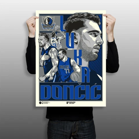 Dallas Mavericks Luka Doncic Limited Edition Serigraph Print - Phenom Gallery Cover