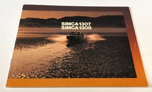 Notice Commerciale SIMCA 1307/1308 - Octobre 1975 - Bel Etat. - Imagen 1 de 6