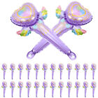  50 Pcs Inflatable Fairy Wand Purple Balloon Game Party Decorate