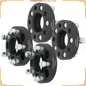 4pcs 1" (25mm) 5x4.5 14x1.5 Studs Wheel Spacers For Ford Mustang 2.3L 2015-2018 - Picture 1 of 11