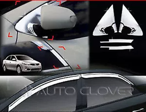 Kia Forte Chrome Side Mirror Braket & C Pillar & Visor - Picture 1 of 1
