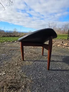H.W. Klein,Bramin,Danish,teak ottoman,original,3 leg - Picture 1 of 14