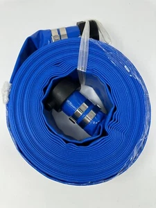 Tubo di scarico o controlavaggio piscina 2” x 100’ blu - Foto 1 di 1