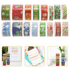  9 Rolls Japanese Paper Christmas Washi Tape Calender Stickers Gift Colored Duct