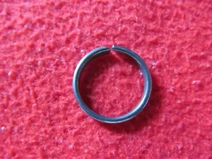 Original Black Horse Shoe Iron Shani KALE GODE KI NAAL RING Puja Shidha #AU02 - Picture 1 of 4