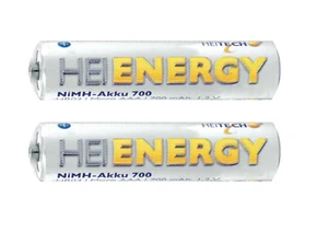2 baterías Heitech Power AAA 700 mAh micrófono para teléfonos de Siemens Gigaset Telekom - Imagen 1 de 4