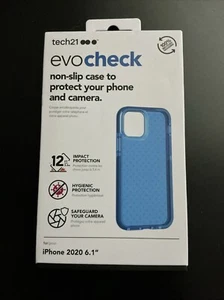tech21 Evo Check Case Apple iPhone 12, 6.1, Blue T21-8376, lightly used - Picture 1 of 4