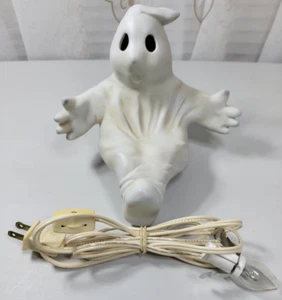 VTG Shelf Sitting Sheet Ghost Lamp "Works" 6" Tall - Picture 1 of 8