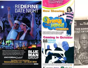 the Blue Man Group: 40 original clippings pages lot (some are doubles) - Picture 1 of 2