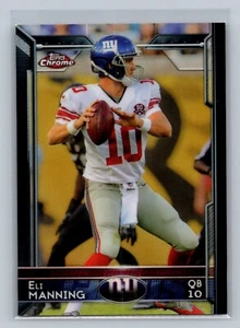 2015 Topps Chrome - Eli Manning - #55 - New York Giants - Picture 1 of 2
