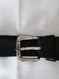 Esprit Ledergürtel, schwarz, 3,5 cm breit, 100 cm lang, gebraucht - Bild 1 von 4