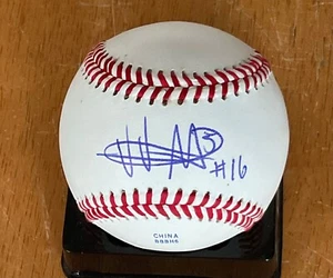 Victor Mederos Los Angeles Angels Signed Autograph Baseball - Picture 1 of 1