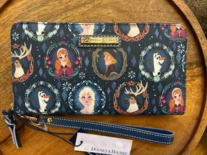 Neu mit Etikett Disney Dooney & and Bourke Frozen 10. Jahrestag Armband/Geldbörse TOP - Bild 1 von 3