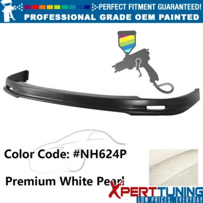Fits 98-01 Acura Integra Mugen Style Front Bumper Lip Spoiler PP Painted #NH624P - Imagem 1 de 4