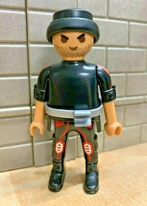 PLAYMOBIL Personnage Soldat Espace Super Agent 13 - pour CUSTOM RARE VINTAGE - Photo 1/2