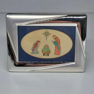 Marco de Belén Navidad Mini Madera 4.5" X 3" - Imagen 1 de 7