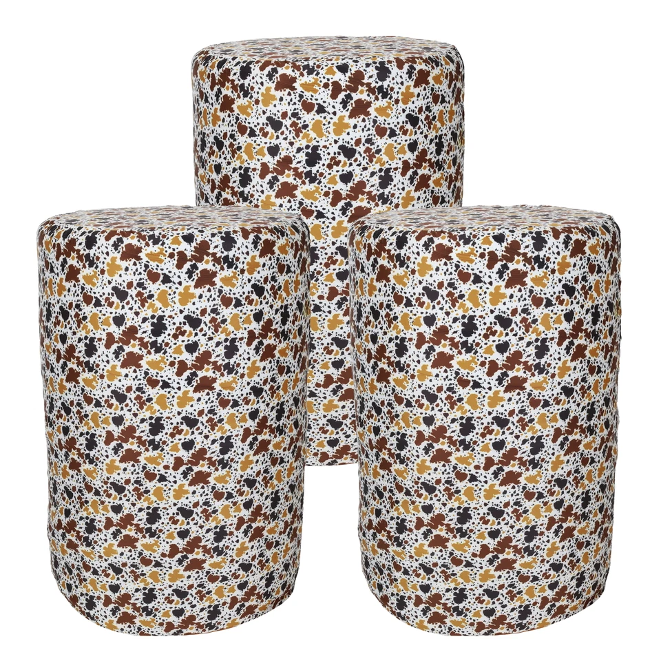 Fundas de barril con estampado de vaca Showman - Juego de 3 Foto 1 de 1