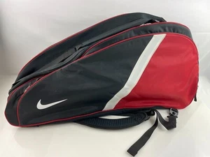 Nike 6-8 Tennisschlägertasche Rucksack rot & schwarz - Bild 1 von 3