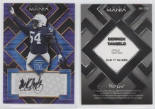 2022 Wild Card Auto Mania Square Purple Pulsar /8 Derrick Tangelo #AM-SQ9 Auto