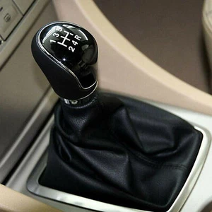 5 Speed Gear Shift Knob Stick Lever Gaiter Boot Cover For Ford Focus MK2 2005-08 - Bild 1 von 6