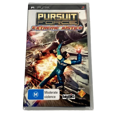 Pursuit Force Extreme Justice PSP (2007) Region 4 Brand New & Factory Sealed - Image 1 of 4