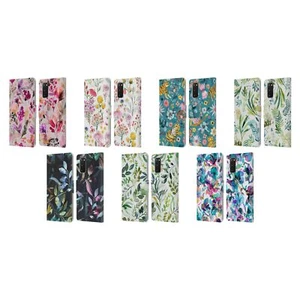 OFFICIAL NINOLA BOTANICAL PATTERNS LEATHER BOOK WALLET CASE FOR SAMSUNG PHONES 1 - Picture 1 of 13