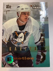 1995-96 Skybox Emotion Vision - PAUL KARIYA #8 Anaheim Ducks Insert - Picture 1 of 1