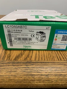 Schneider / SQD LC1D50AB7C "Nuevo" 3P 50A 380V 24V 1 NO 1 NC - Imagen 1 de 8
