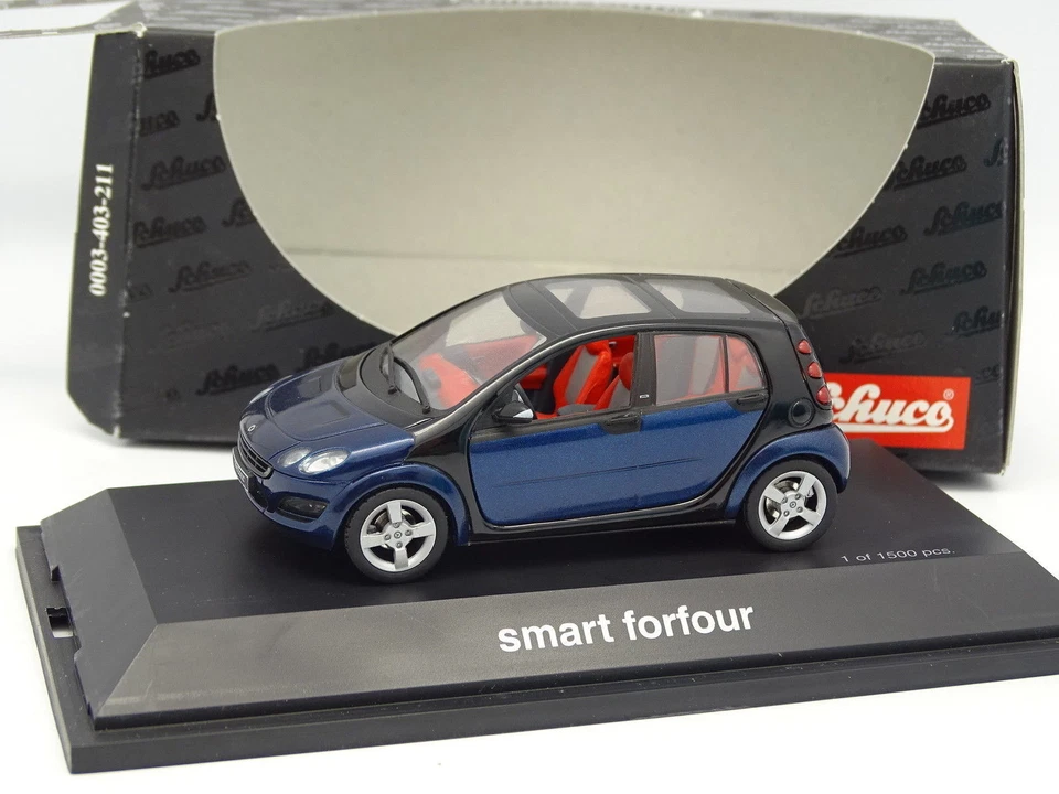 Schuco 1/43 - Smart Forfour Blu - Immagine 1 di 1