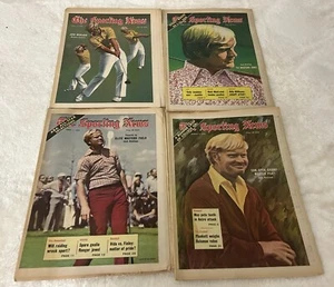 1972 1973 Sporting News THE MASTERS Jack NICKLAUS No Label AUGUSTA Set Lot of 4 - Picture 1 of 1